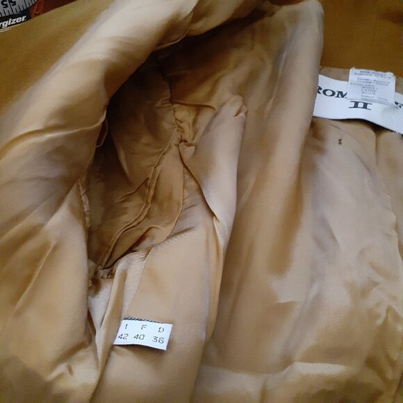 VTG Appliqued Blazer Jacket Romanoff 100% Wool Lined Made in Italy Matador 8 - Picture 7 of 13